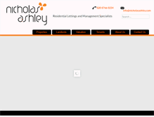 Tablet Screenshot of nicholasashley.com